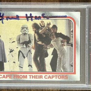 1980 TOPPS STAR WARS FRANK HENSON STORMTROOPER AUTOGRAPH SIGNED PSA DNA COA