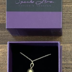 Brand New Official Taylor Swift SPEAK NOW TV XIII Bell Necklace 18k Gold Plated