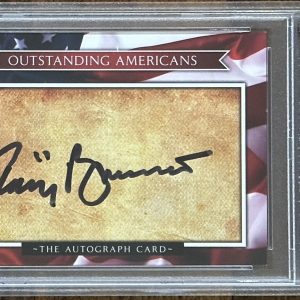 TONY BENNETT SIGNED OUTSTANDING AMERICANS CARD PSA DNA CERTIFIED COA AUTOGRAPH