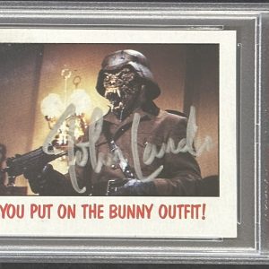 1988 Topps Fright Flicks SIGNED American Werewolf John Landis Director PSA DNA