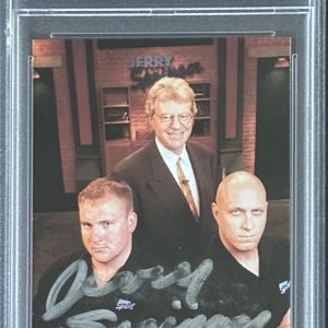 1998 Comic Images Promo Jerry Springer Show Signed Rookie Card PSA DNA Autograph