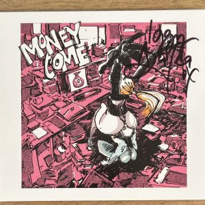 IGGY AZALEA Money Come Signed CD Cover AUTOGRAPHED RARE Sam Blanchard Art #3