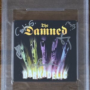 The Damned Darkadelic AUTOGRAPHED FULL BAND SIGNED ART CARD PSA DNA Certified