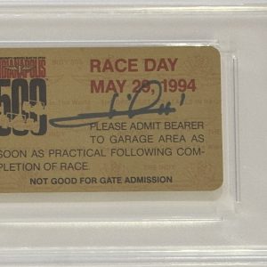 1994 Indy Indianapolis 500 Ticket Signed Mario Andretti PSA DNA COA Autograph F1