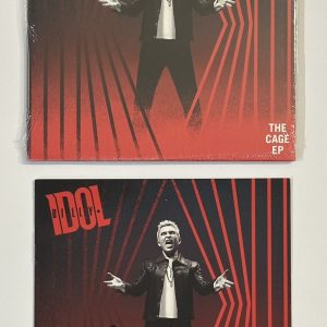 BILLY IDOL SIGNED CD COVER BOOK THE CAGE EP AUTOGRAPHED Beckett BAS COA Picture
