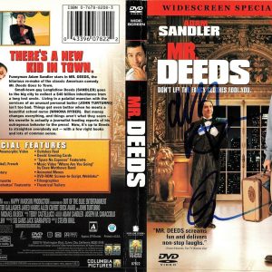 Adam Sandler Allen Covert signed DVD Cover PSA/DNA Mr. Deeds Movie Autographed
