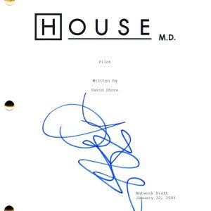 Lisa Edelstein Signed Autograph House MD Full Pilot Script Screenplay Lisa Cuddy