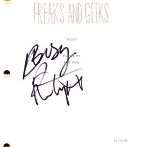 Busy Phillips Signed Autograph Freaks and Geeks Full Pilot Script Screenplay