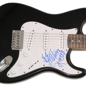 Anthony Kiedis Signed Autograph Black Fender Guitar Red Hot Chili Peppers JSA