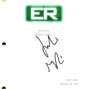 Julianna Margulies Signed Autograph ER Full Pilot Script - Nurse Carol Hathaway
