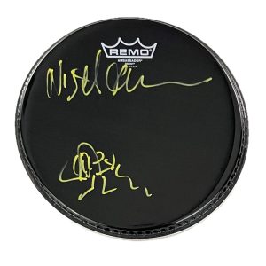 Nigel Olsson Signed Autograph 10" Drumhead w/ Original Art Sketch Elton John JSA