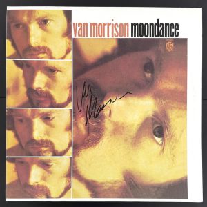 Van Morrison Signed Autograph Album Vinyl Record LP - Moondance RARE Beckett COA