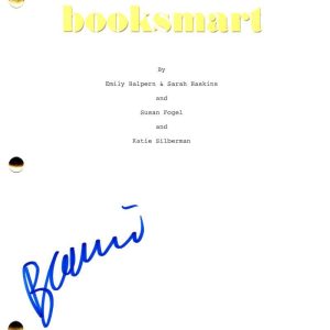 Beanie Feldstein Signed Autograph Booksmart Full Movie Script Screenplay