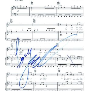 Taylor Dayne Signed Autograph Tell It to My Heart Sheet Music - Can't Fight Fate