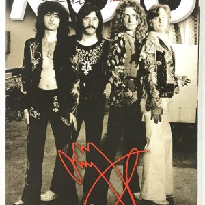 Robert Plant Led Zeppelin Signed Autograph Mojo The Music Magazine Book JSA COA