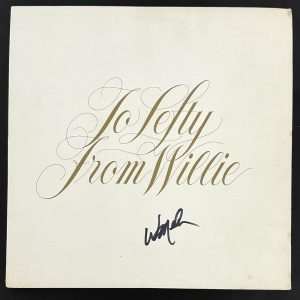 Willie Nelson Signed Autograph Album Vinyl Record LP - To Lefty From JSA COA