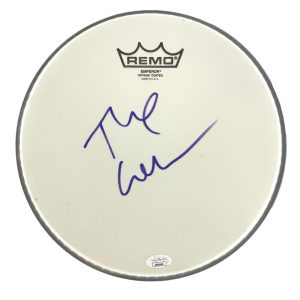 Tre Cool Green Day Signed Autograph 10" Drumhead - American Idiot w/ JSA COA