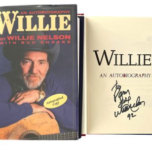 Willie Nelson Signed Autograph Autobiography Book - Country Music Icon JSA COA