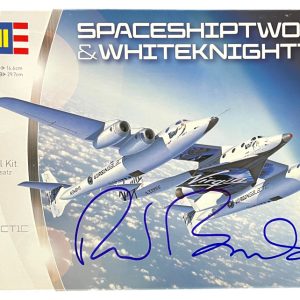 Richard Branson Signed Autograph Virgin Galactic SpaceShipTwo Model Kit BAS COA