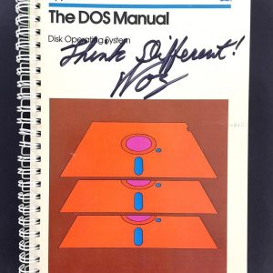 Steve Wozniak Woz Signed Autograph Replica Apple DOS Manuel Think Different! PSA