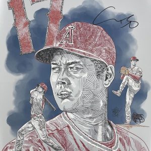 Shohei Ohtani Signed Autograph Limited Ed 16x20 Photo Poster MLB & Fanatics COA