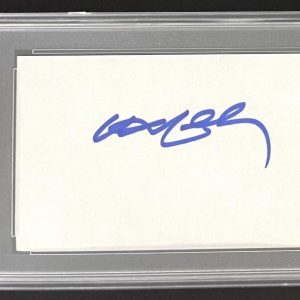 Willie Nelson Signed Autograph 3x5 Card PSA/DNA Slabbed Encapsulated - Country