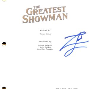 Zac Efron Signed Autograph The Greatest Showman Full Movie Script Screenplay