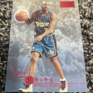 Kenny Smith 1996-97 Skybox Premium Star Rubies Parallel #153 Detroit Pistons
