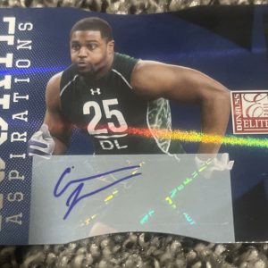 2011 Donruss Elite Cameron Jordan ASPIRATIONS DIE CUT Rookie Auto 45/49 Saints