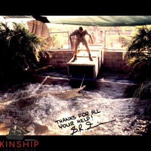 Steve Irwin signed 8x10 Photo JSA LOA Bold Inscribed Auto Grade 9 Rare B869