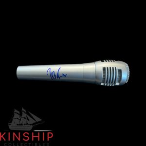 John Crist signed Microphone JSA COA Comedian YouTube Auto Z1420
