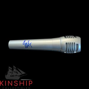 John Crist signed Microphone JSA COA Comedian YouTube Auto Z1423
