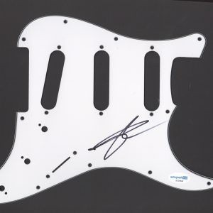 CHASE RICE SIGNED AUTOGRAPH STRAT GUITAR PICKGUARD ACOA COUNTRY STAR
