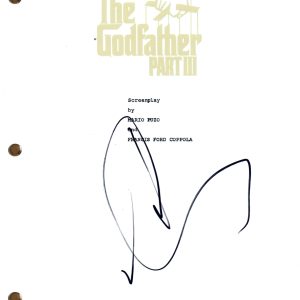 Andy Garcia Signed Autograph The Godfather 3 Full Script Screenplay Beckett COA
