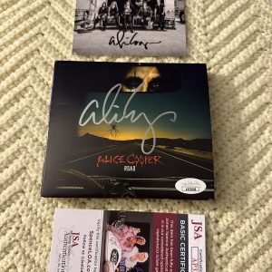 Alice Cooper Signed Fear CD Autographed 2023 JSA Authenticated COA + Insert