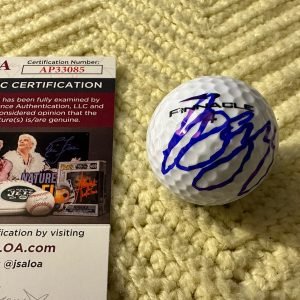 Rose Zhang Signed Pink Ribbon Golf Ball Pga Tour JSA Authenticated COA
