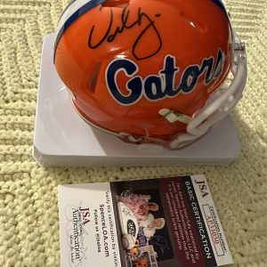 Urban Meyer Signed Mini Helmet Florida Gators JSA Authentication COA
