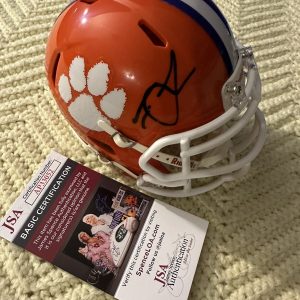 Trevor Lawrence Signed Mini Helmet Clemson Tigers JSA Authentication COA
