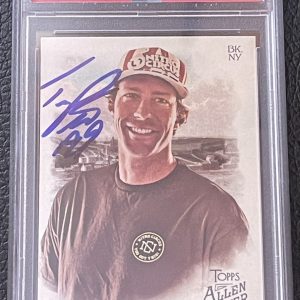 Travis Pastrana Signed 2019 Allen & Ginter Rookie Card PSA/DNA Slabbed BMX Moto