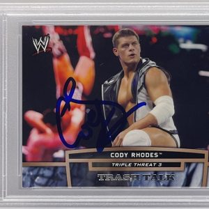 Cody Rhodes Signed 2013 Topps Wwe Superstar Card PSA/DNA Slabbed American Dream