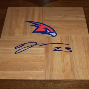 Atlanta Hawks LOU WILLIAMS Signed Autographed Basketball Floor COA!
