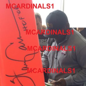 New York Giants HARRY CARSON Signed Autographed Football Pylon COA PROOF HOF06
