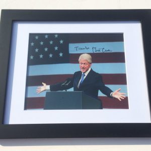 PSA/DNA 42nd President BILL CLINTON Signed Autographed FRAMED & MATTED Photo!!!