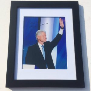 PSA/DNA 42nd President BILL CLINTON Signed Autographed FRAMED & MATTED Photo!!