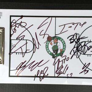 2015 BOSTON CELTICS Team Signed Autographed Basketball Clip Board COA! SMART++