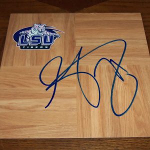 LSU Tigers GLEN DAVIS Signed Autographed Basketball Floor COA!
