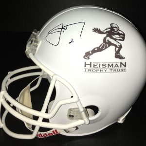 Texas A&M #2 JOHNNY MANZIEL Signed Autographed HEISMAN Football Helmet COA!
