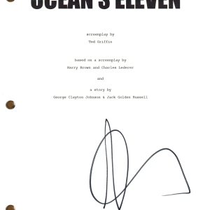 Andy Garcia Signed Autograph Ocean's Eleven Full Script Screenplay Beckett COA
