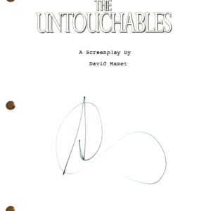 Andy Garcia Signed Autograph The Untouchables Full Script Screenplay Beckett COA
