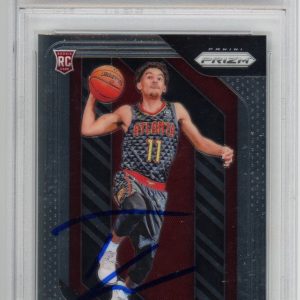 Trae Young Signed 2018-19 Panini Prizm #78 RC Rookie Auto PSA 10 Gem Mint
